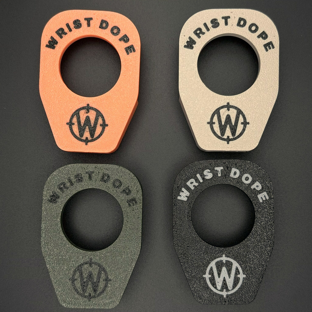 Watch mounts in all four colors, back, without a watch